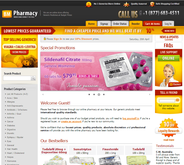 Bmpharmacy.com