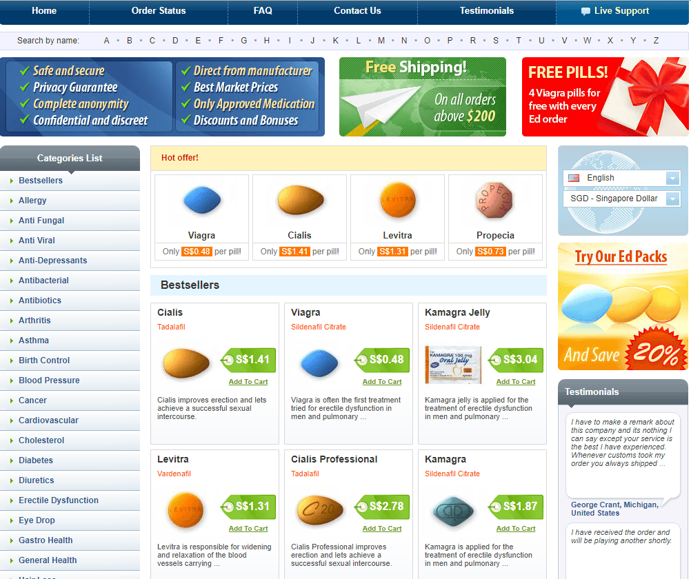 Sundrugstore.com Front