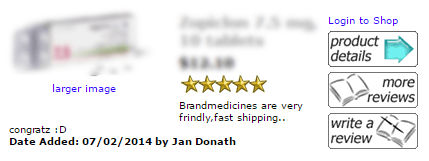 Brandmedicines.com Customer Review