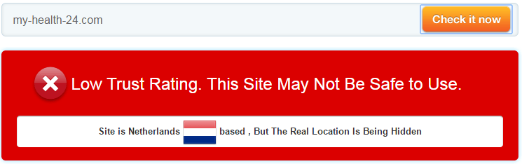 My-health-24.com Trust Rating My-health-24.com Trust Rating